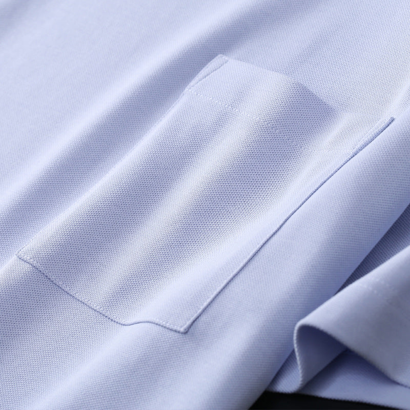 Short Sleeve T-Shirt Men Color Block Pocket Base Layer Men's Top