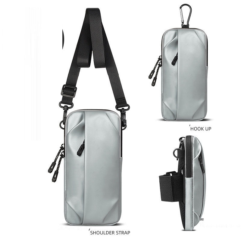 Running mobile phone arm bag for men and women, single shoulder diagonal cross bag, wrist bag, fitness sports travel equipment