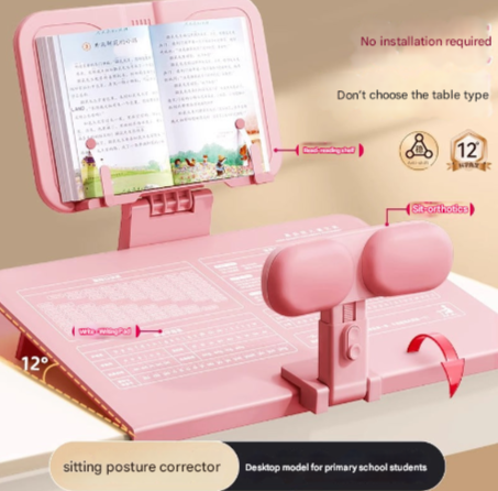 Student Writing, Reading And Homework Anti-Slung Table Anti-Bowing Posture Correction Body Correction Hunchback Correction Artifact