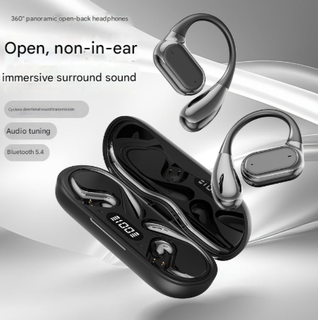 New Cross-border Q13 Non-in-ear Bluetooth Headset Ear-hanging Sports Portable Headset Long Endurance Noise Reduction Wholesale