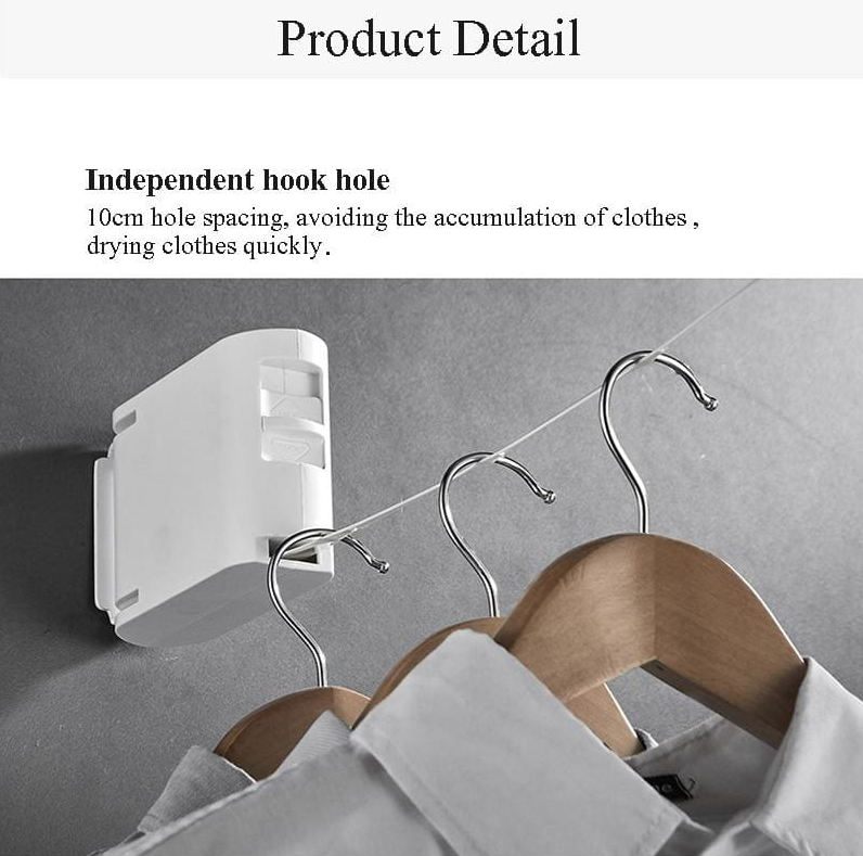 Retractable Wall Mounted Clothes Line