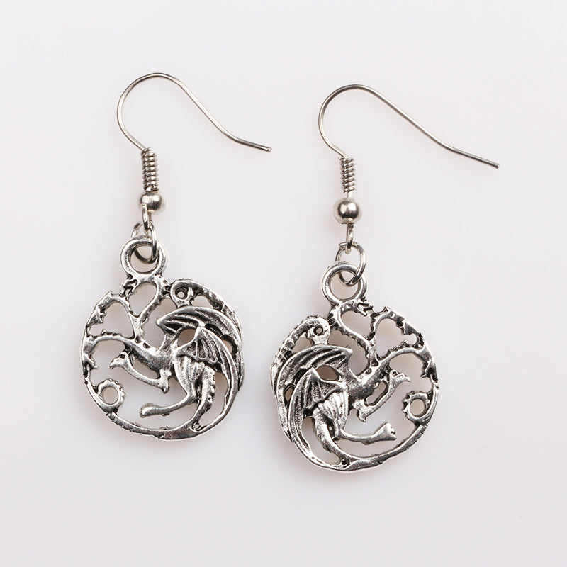 Game Of Thrones Targaryen Earrings movies jewelry