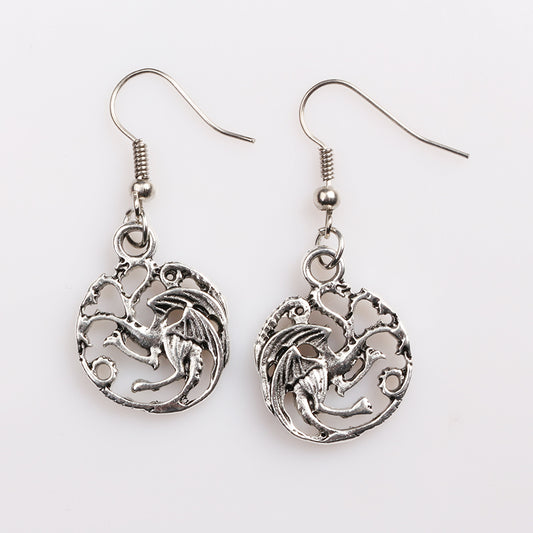 Game Of Thrones Targaryen Earrings movies jewelry