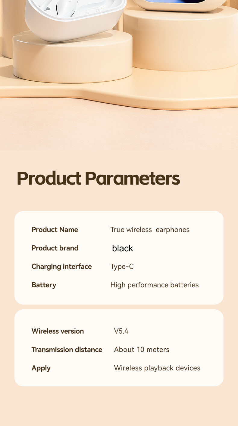 Dolphin M66 Ear Clip Earphones Huaqiangbei New Wireless Bone Conduction Bluetooth Earphones Digital Display Noise Reduction 5.4