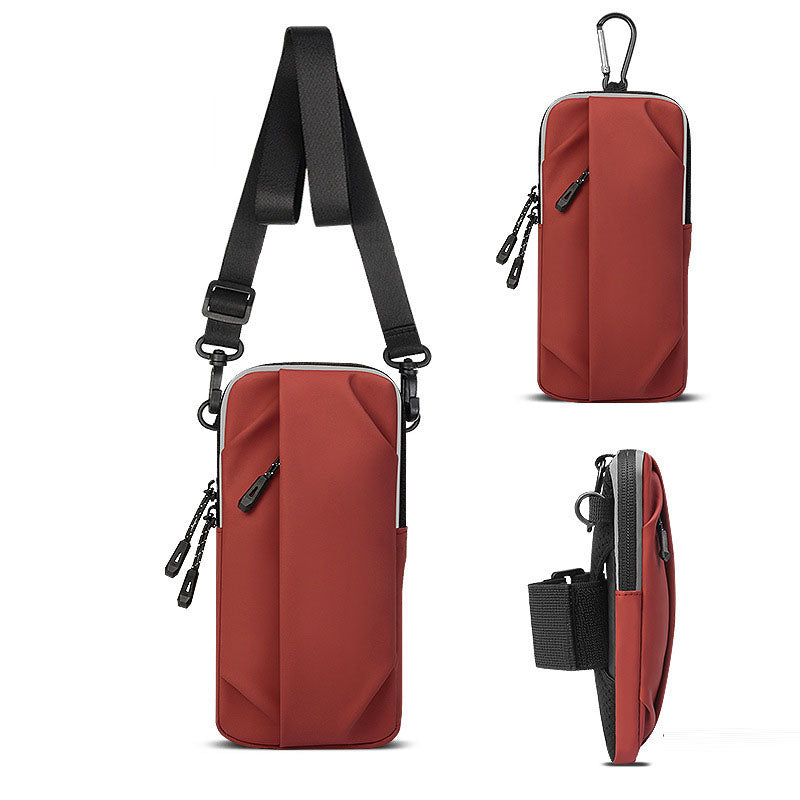 Running mobile phone arm bag for men and women, single shoulder diagonal cross bag, wrist bag, fitness sports travel equipment