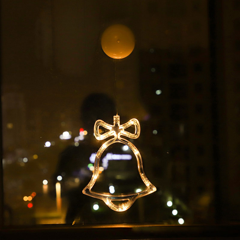 Christmas Atmosphere Decorative Lights LED Lights Christmas Sucker Lights Window Lights Window Scene Arrangement