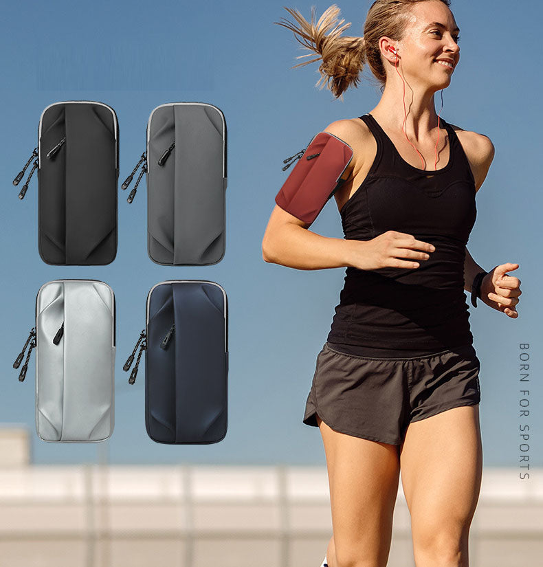 Running mobile phone arm bag for men and women, single shoulder diagonal cross bag, wrist bag, fitness sports travel equipment
