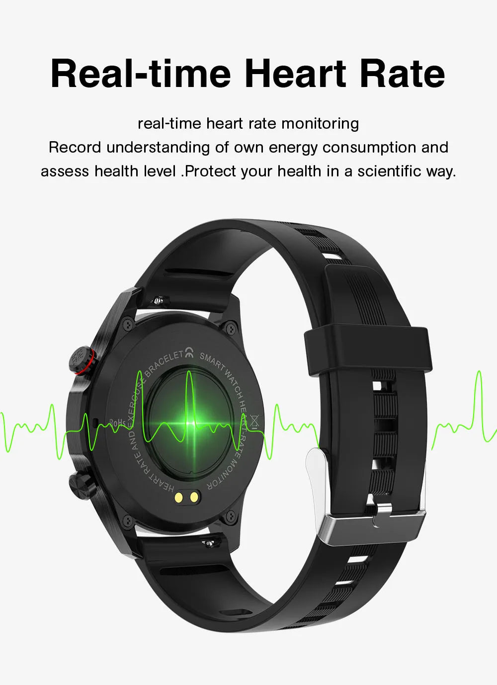 E1-2 Smart Watch Men Bluetooth Call Custom Dial Full Touch Screen Waterproof Smartwatch For Android IOS Sports Fitness Tracker
