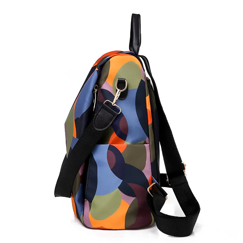 Fashion Anti-theft Women Backpacks Famous Brand High Quality Waterproof Oxford Women Backpack Ladies Large Capacity Backpack