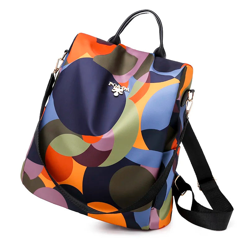Fashion Anti-theft Women Backpacks Famous Brand High Quality Waterproof Oxford Women Backpack Ladies Large Capacity Backpack