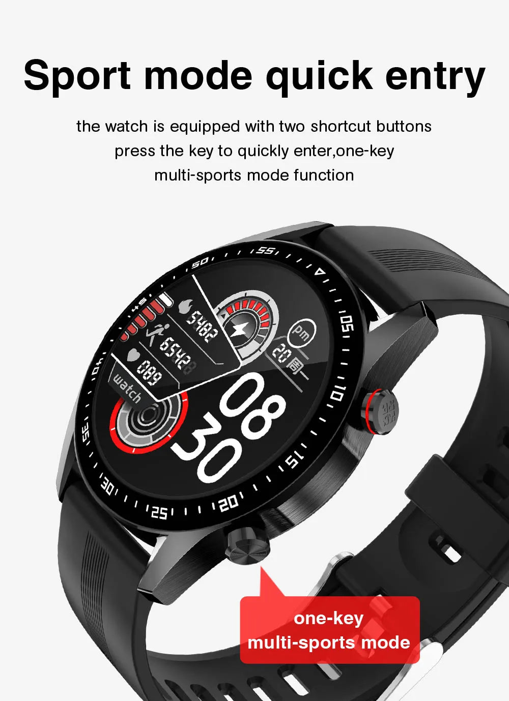 E1-2 Smart Watch Men Bluetooth Call Custom Dial Full Touch Screen Waterproof Smartwatch For Android IOS Sports Fitness Tracker