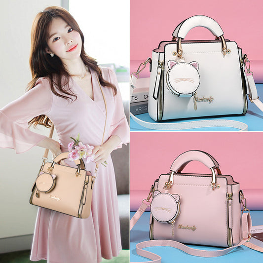 Solid Color Shoulder Bag Women's Fashion Casual Women's Bag Handbag 2025 New Cute Easiest For Match Women's Crossbody Bag