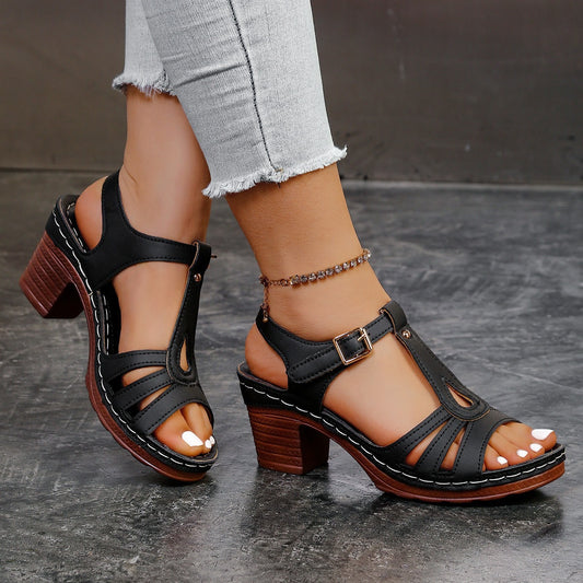 Independent Station Foreign Trade New 2022 Summer Fish Mouth Beach Women's Sandals Plus Size Shoes 41-43 Yards