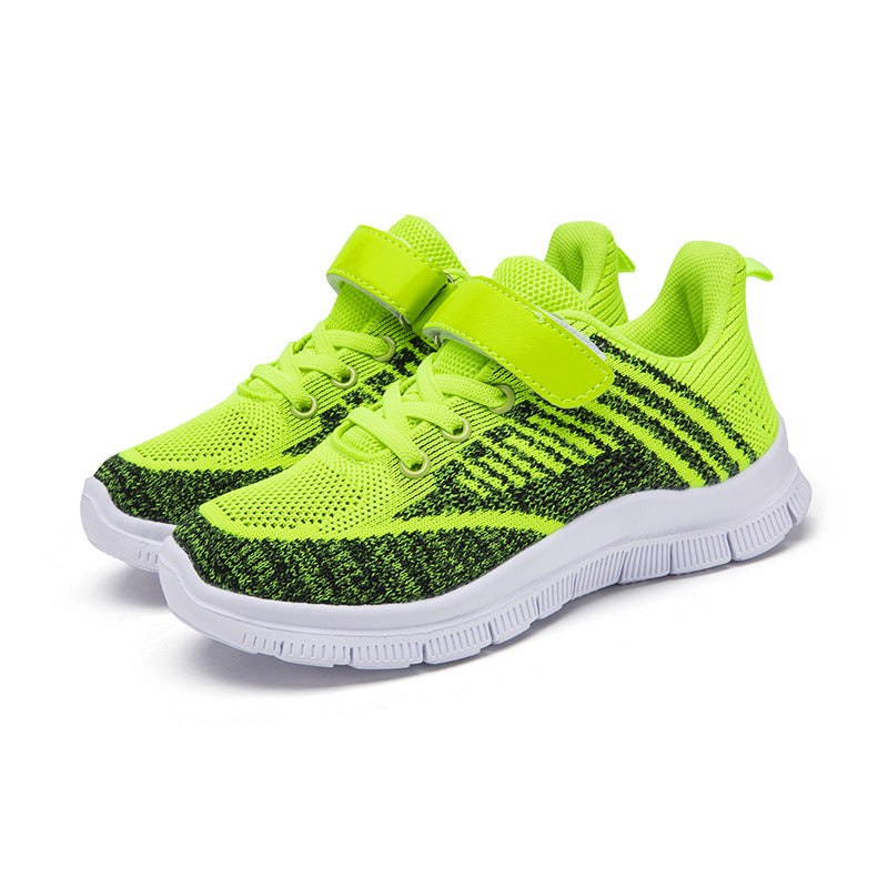Girls Boys New Light Sneakers Summer Running Shoes Children's Mesh Breathable Casual Running Shoes