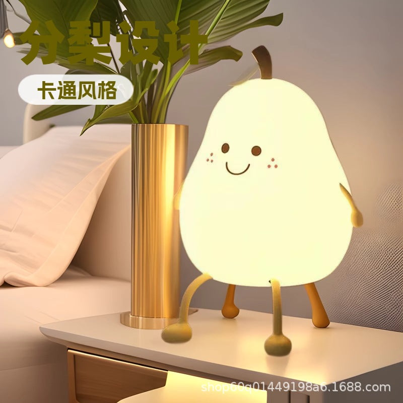 Creative New Simple Children's Bedroom Dormitory Bedside Nightlight Silicone Decompression Clap Light