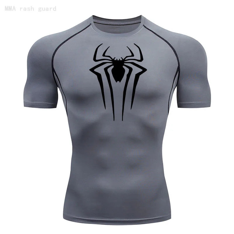 European And American Cross-border Amazon Hot Sale T-shirt 3D Printing Quick-drying Clothes Sports Fitness Sweat-absorbent Short Sleeve One-piece Delivery