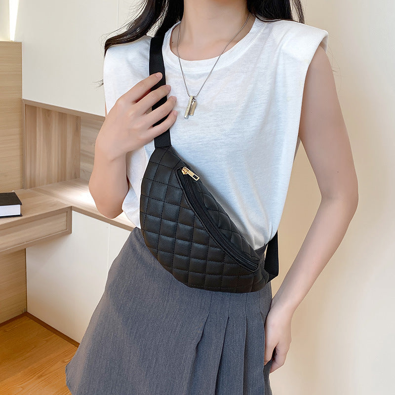 Waist Bag Women's Bag 2023Ladies Bag New Shoulder Bag Large Quantity Preferential Small Bag Shoulder Bag Women's Quilted Chest Bag