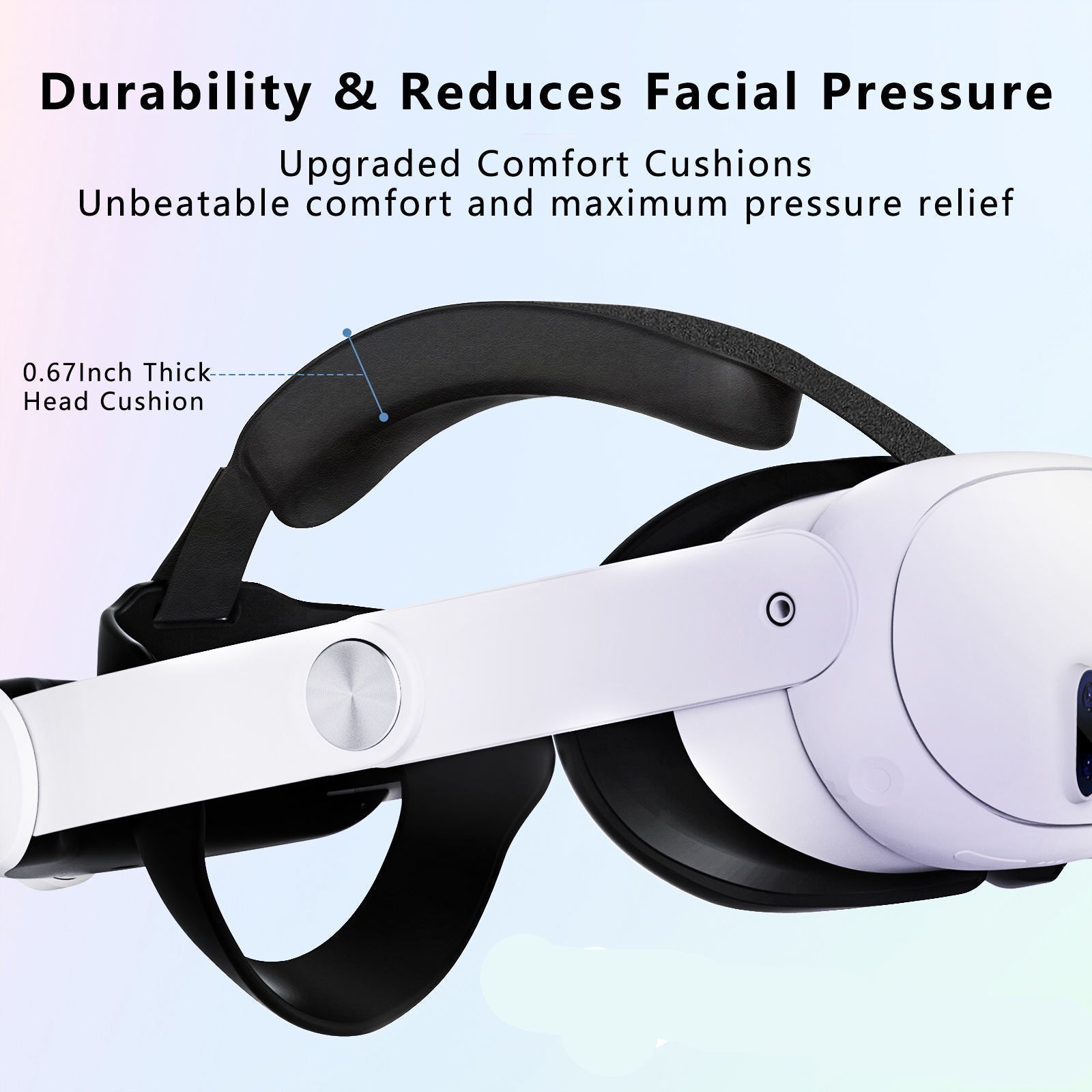Oculus Quest3/3s Headwear Adjustable Widened Sponge Elite Headwear VR Accessories Compatible Quest3s