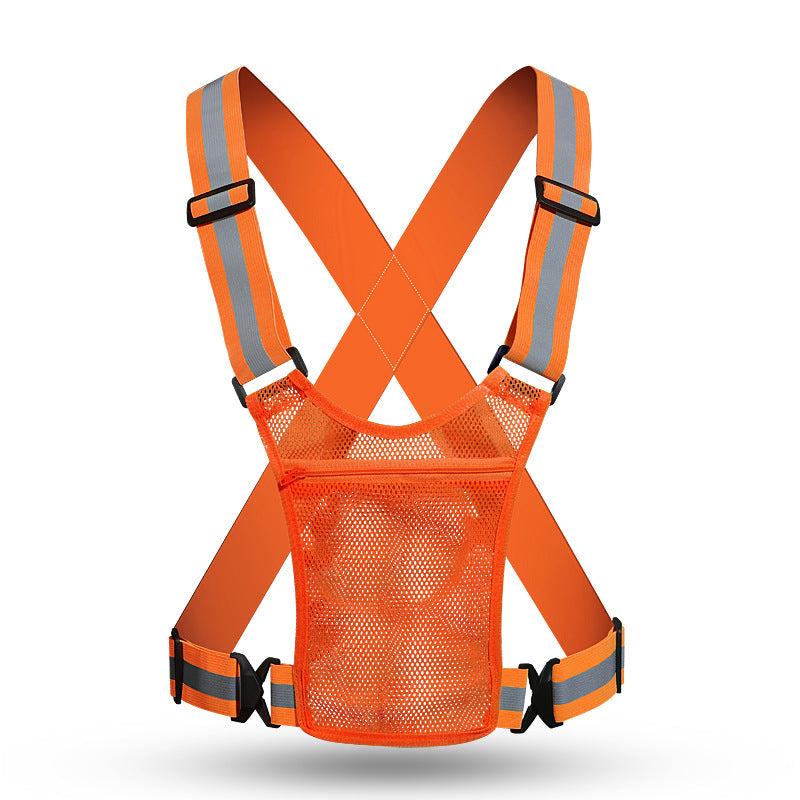 Factory Direct Reflective Vest Reflective Vest Traffic Safety Reflective Clothing Reflective Strap A Generation Of Hair