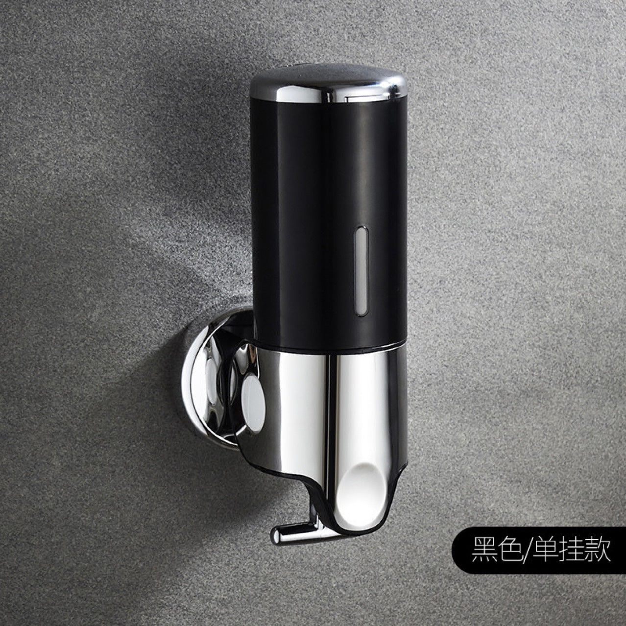 Stainless Steel Pull Rod Three-head Soap Dispenser Manual Pressing Shampoo & Shower Gel Soap Dispenser Hotel Toilet Pressing Soap