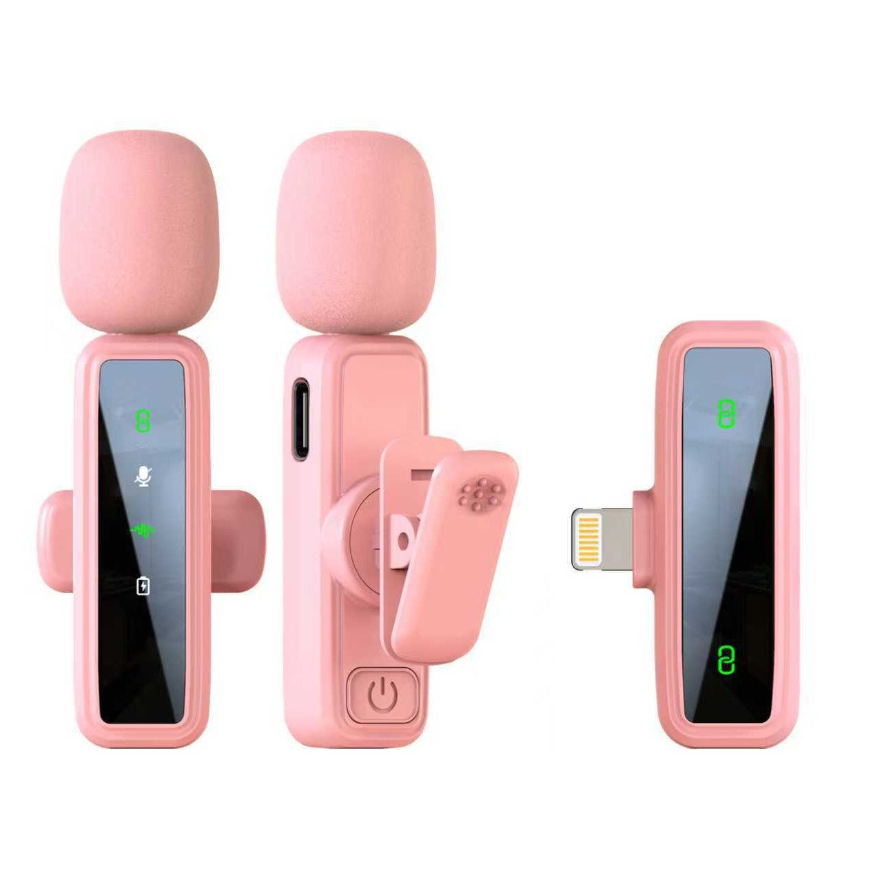 New Private Model J81 Collar Clip Microphone Intelligent Noise Reduction Radio Microphone J82 Three-in-one Wireless Collar Clip Microphone