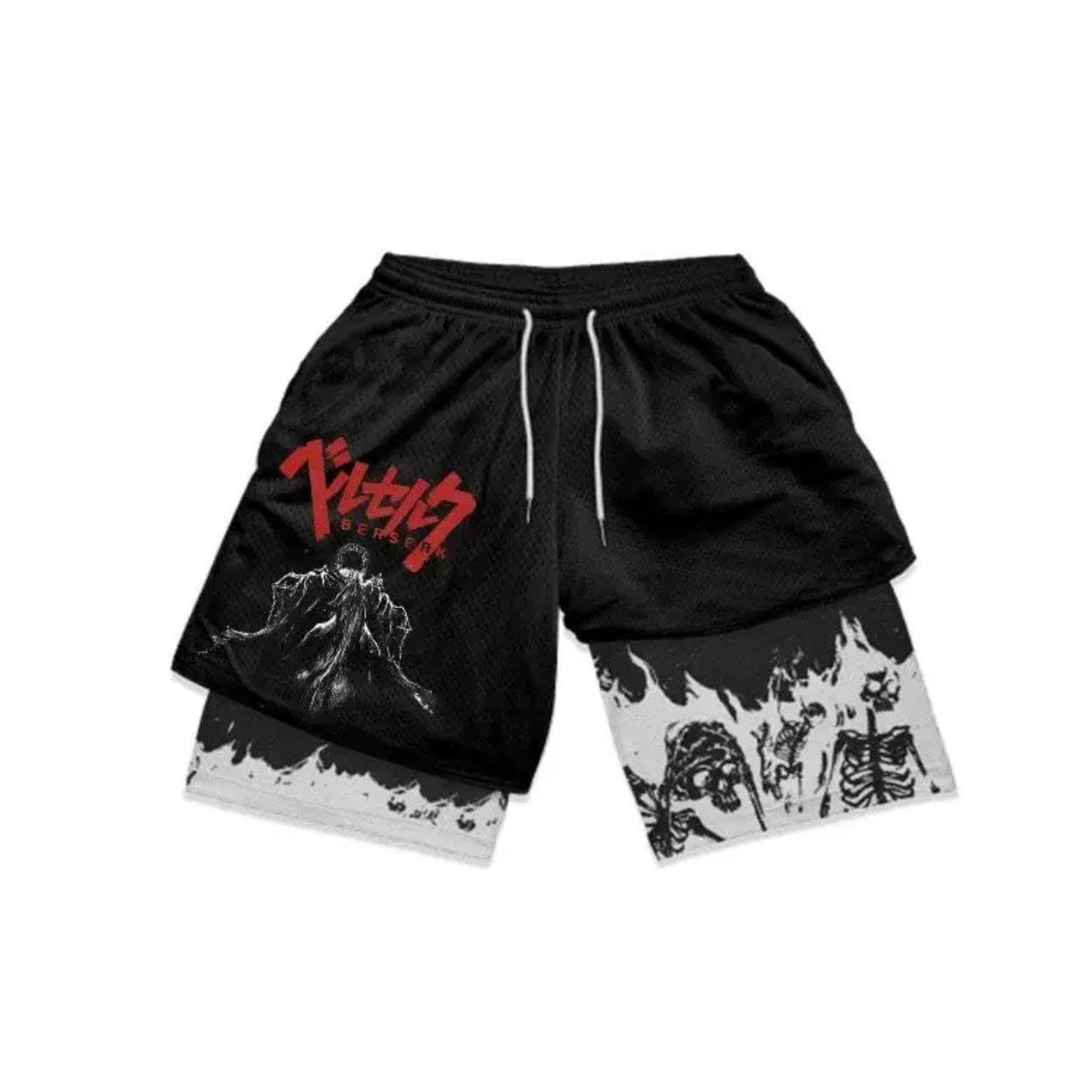 Cross-Border 3D Digital Personalized Printing Adult Double-Layer Fitness Sports Pants Wish Aliexpress Best-Selling Casual Shorts