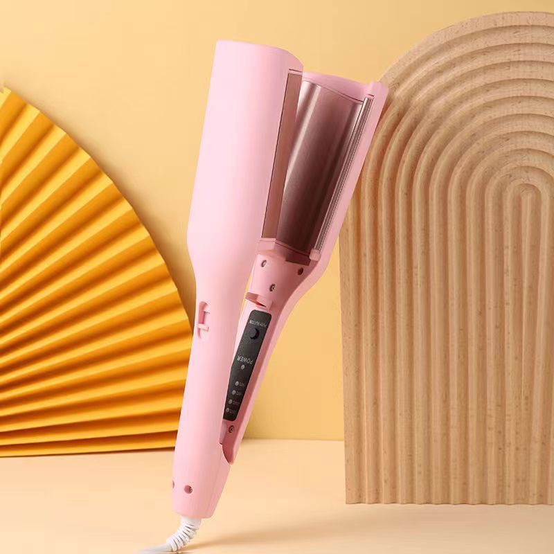 Factory Wholesale 32mm French Egg Roll Curly Hair Stick Water Ripple Wave Wool Roll Splint Negative Ion Does Not Hurt Hair