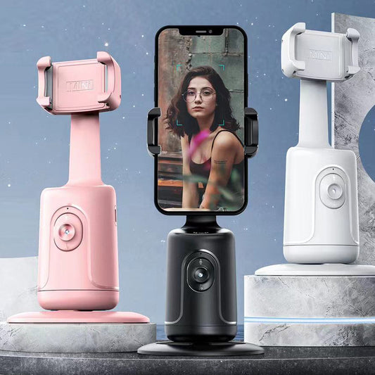 New Smart AI Face Recognition 360° Mobile Phone PTZ P01 Douyin Live Selfie Artifact Follow-up Anti-shake