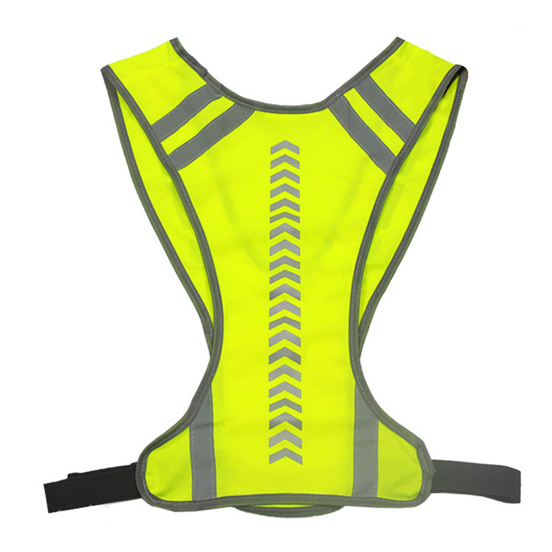 Cross-border New Amazon Outdoor Sports Arrow Indicates Reflective Unisex Night Run Riding Special Reflective Clothing