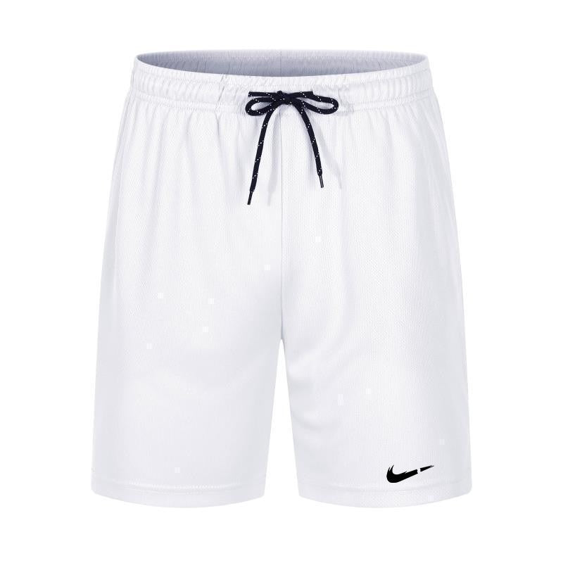 Cross-Border Amazon Summer Men's Mid-Waist Lace-Up Quick-Drying Mesh Shorts Large Size Casual Versatile Beach Shorts
