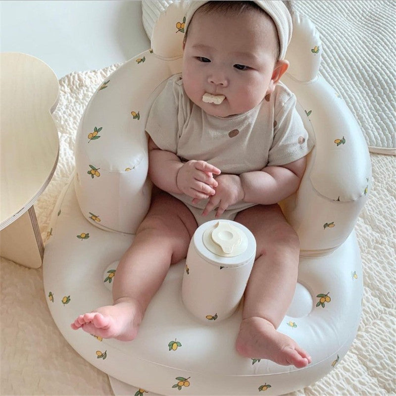 Ins Korea Same Style Baby Learning Chair Baby Multifunctional Inflatable Sofa Child Training Seat Learning Artifact