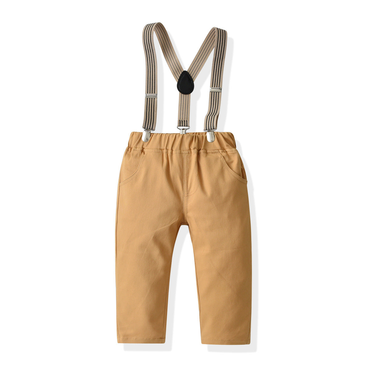 Boys Summer New Fox Head Shirt Strap Trousers Gentleman Suit Baby June 1 Graduation Performance Dress
