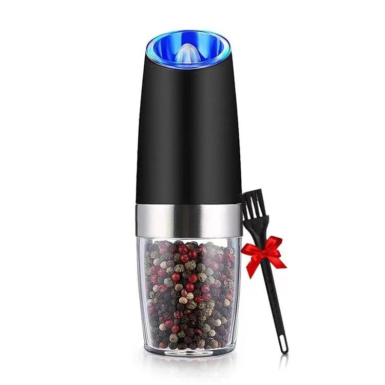 Cross-border Gravity Induction Pepper Grinder Household Electric Seasoning Grinder Induction Pepper Sea Salt Grinder