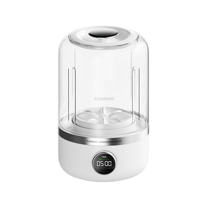 Sanhuo Mini Washing Machine, Installation-Free, Washing Socks, Intimates, All-In-One Machine, Small Wireless Portable Laundry Cup