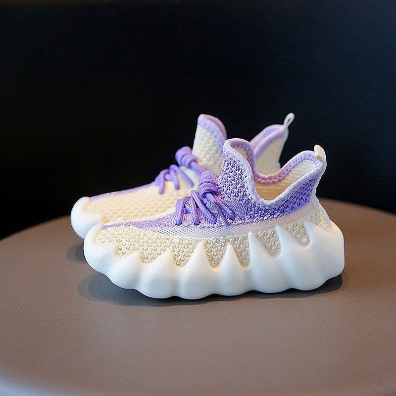 Children's Sneakers Summer New Octopus Boys Shoes Mesh Breathable Soft Sole Middle And Big Kids Girls Coconut Shoes