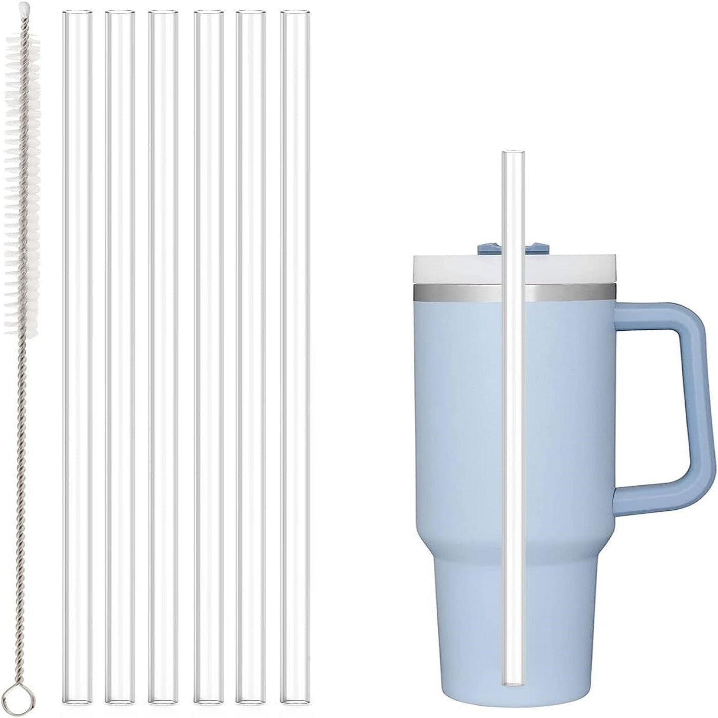 High Transparent 310mm Straw Stanley Adventure Stanley Thermos Cup Straw 30/40oz
