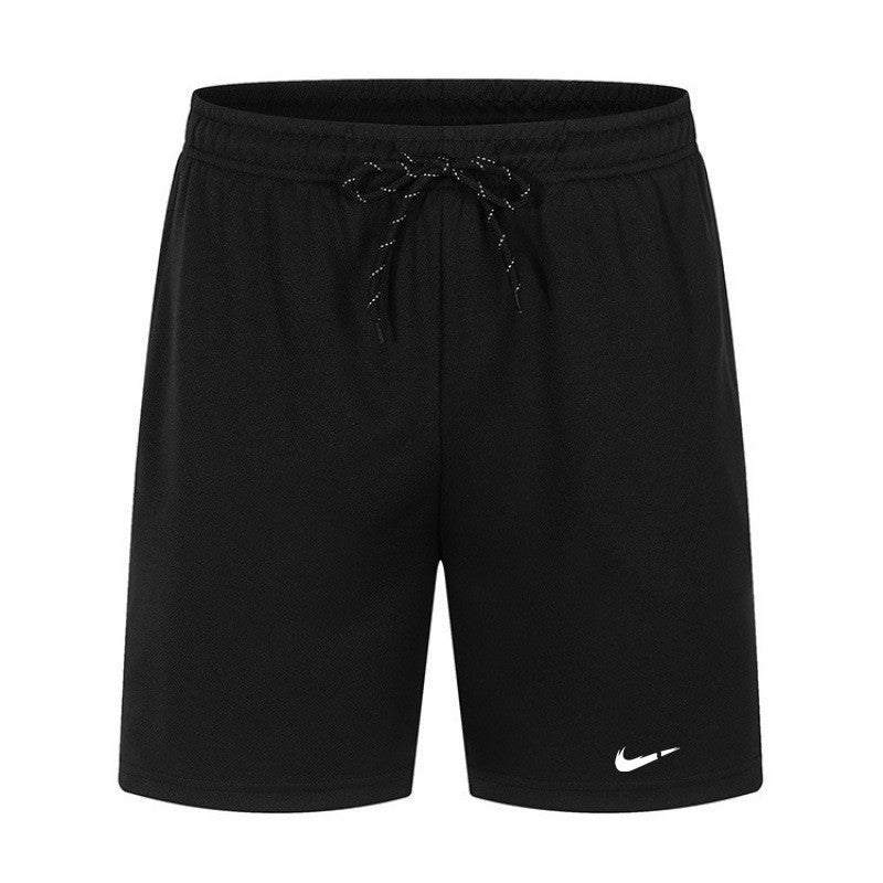 Cross-Border Amazon Summer Men's Mid-Waist Lace-Up Quick-Drying Mesh Shorts Large Size Casual Versatile Beach Shorts