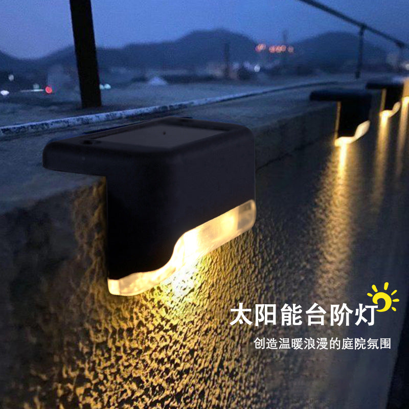 Solar Step Lights Outdoor Garden Lights 1LED Night Lights Ladder Lights Staircase Lights Wall Lights Staircase Lights Decoration