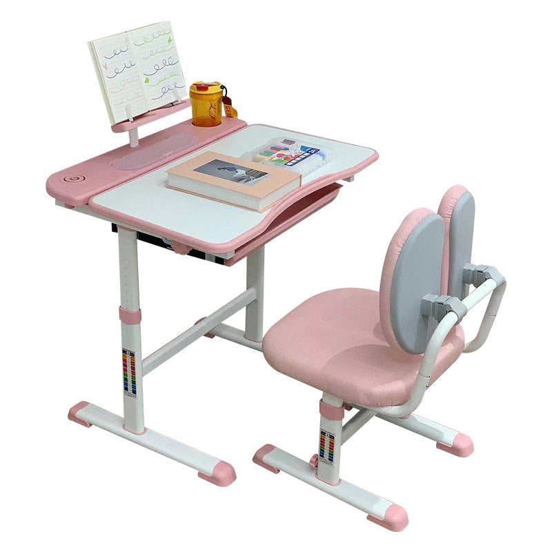 Cross-Border Home Adjustable Children's Study Table For Reading And Writing Desks And Chairs Multi-Functional Sitting Posture Correction Study Table