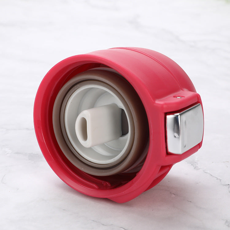 304 Stainless Steel Vacuum Thermos Cup Side Sliding Lock Snap Cover Water Cup Net Red Car Portable Gift Cup Wholesale