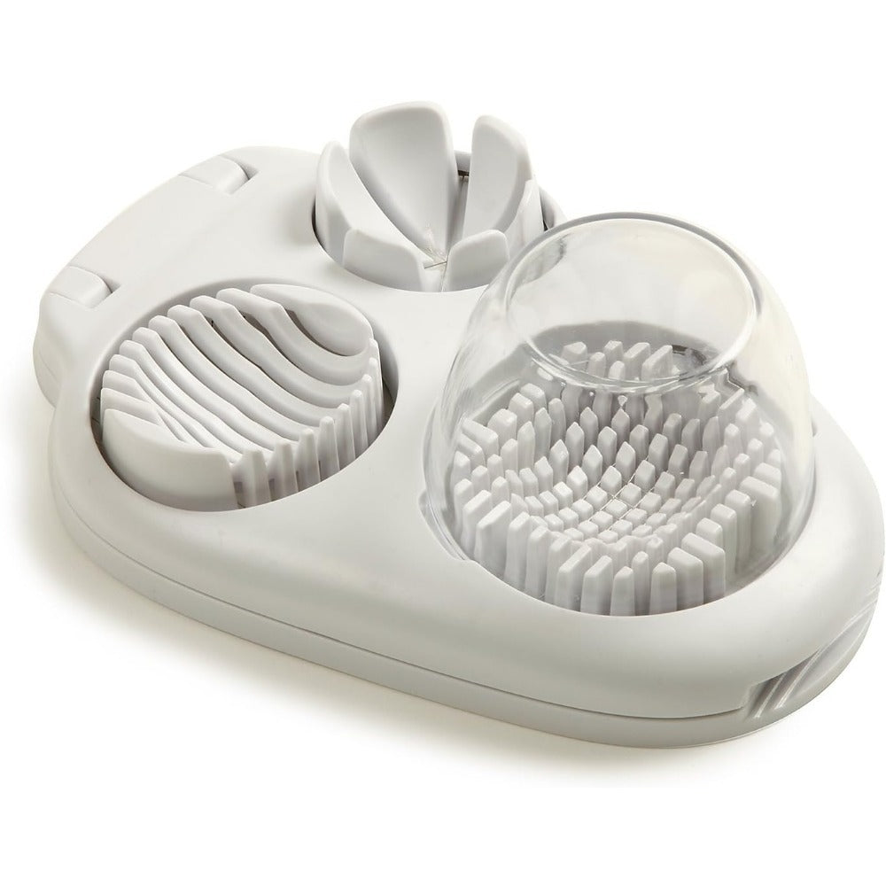 Egg Cutter Egg Slicer Three-in-One Multifunctional Egg Cutter Multifunctional Manual Stainless Steel Egg Cutter