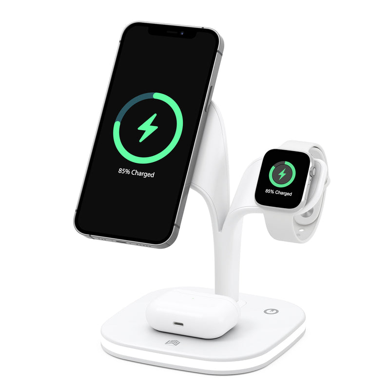 Amazon UD22 Mobile Phone Wireless Charger Watch Headset Mobile Phone Charging Bracket Desktop Wireless Charging Fast Charging