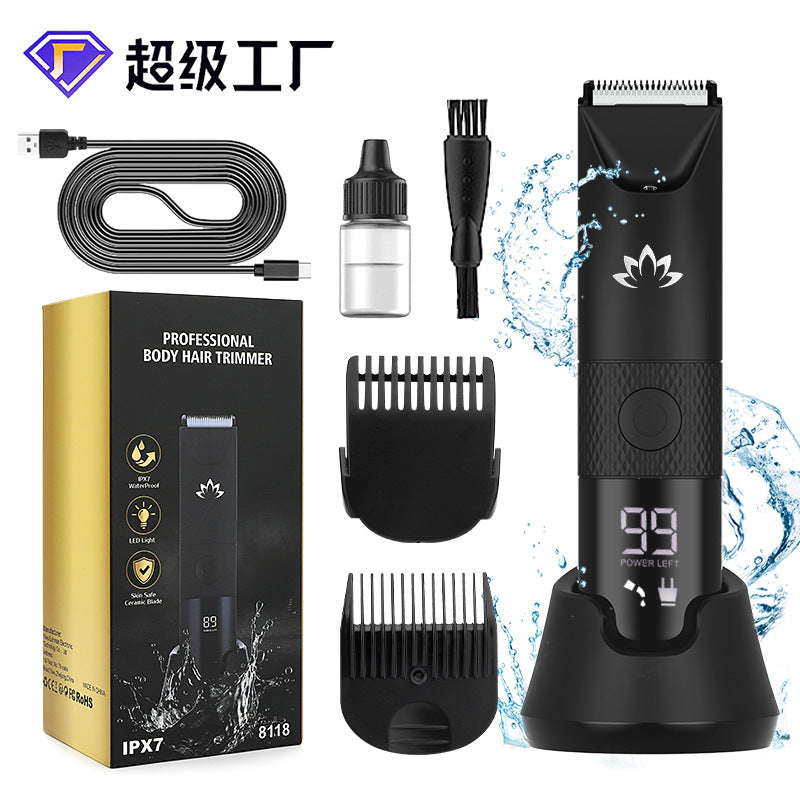 Cross-border Male And Female Body Hair Trimmer Body Washing Hair Clipper Privates Shaver Egg Hair Trimmer