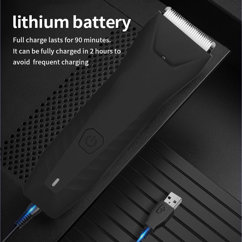 Cross-border Explosions Oil Head Carving Electric Hair Clipper Waterproof Electric Hair Clipper Body Hair Trimmer Private Scissors Body Applicable