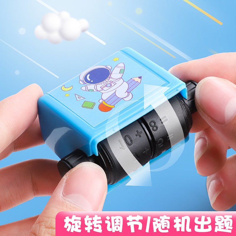 Addition And Subtraction Roller Seal Multiplication And Division Practice Math Seal Elementary School Oral Calculation Problem Automatic Problem Artifact