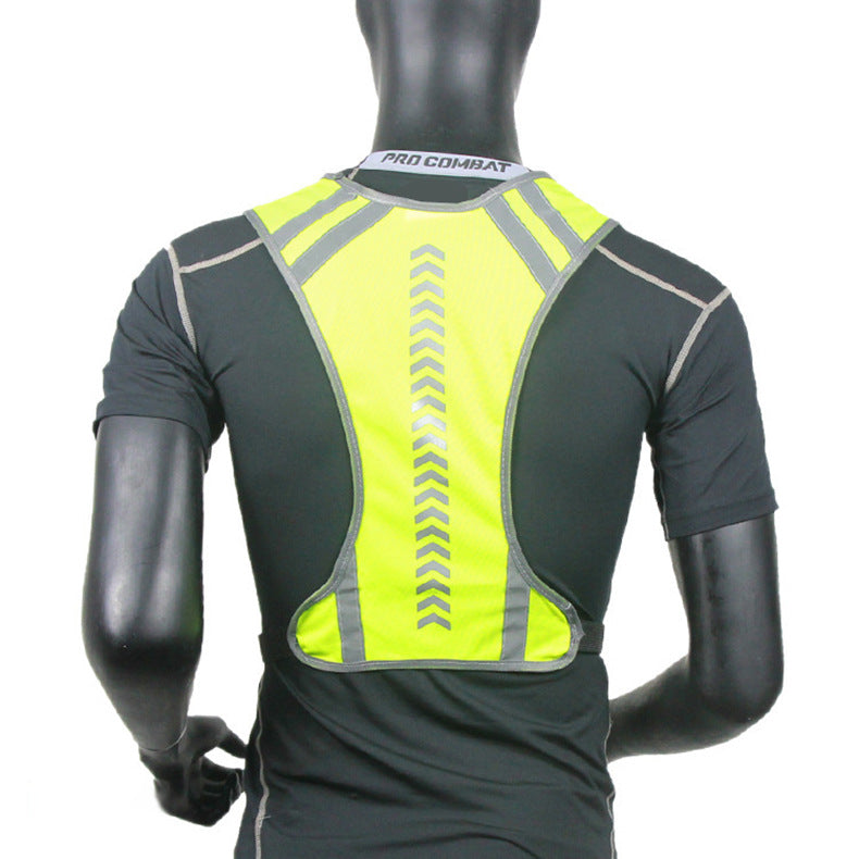 Cross-border New Amazon Outdoor Sports Arrow Indicates Reflective Unisex Night Run Riding Special Reflective Clothing
