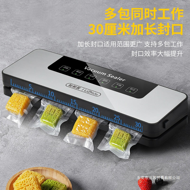 Fully Automatic Household Vacuum Sealing Machine Food Packaging Machine Small Fresh-Keeping Sealing Plastic Sealing Machine Vacuum Snacks