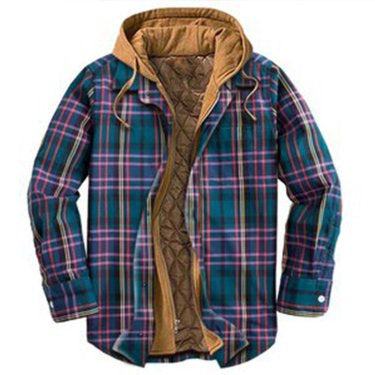 Aliexpress Independent Station Wish2022 Optimized New Plaid Hooded Fashion Jacket 2 3 4 5 6