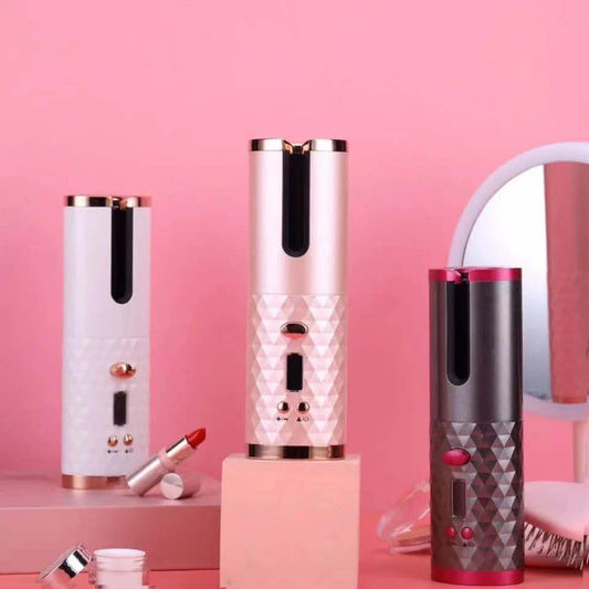 Cross-border Foreign Trade Wireless Hair Curler Hair Curler Portable Usb Charging Lazy Hair Curler Automatic Hair Curler