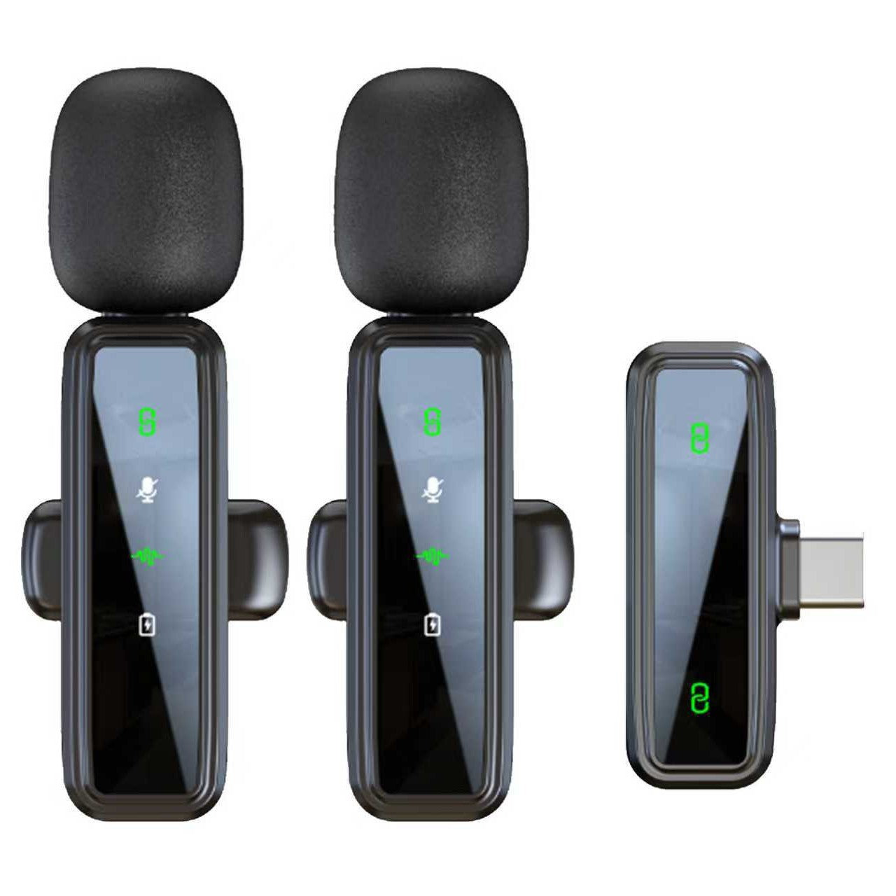 New Private Model J81 Collar Clip Microphone Intelligent Noise Reduction Radio Microphone J82 Three-in-one Wireless Collar Clip Microphone